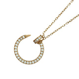 カルティエ Cartier ジュストアンクル ダイヤネックレス ピンクゴールド Au750 ダイヤモンド ジュエリー