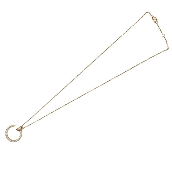 カルティエ Cartier ジュストアンクル ダイヤネックレス ピンクゴールド Au750 ダイヤモンド ジュエリー