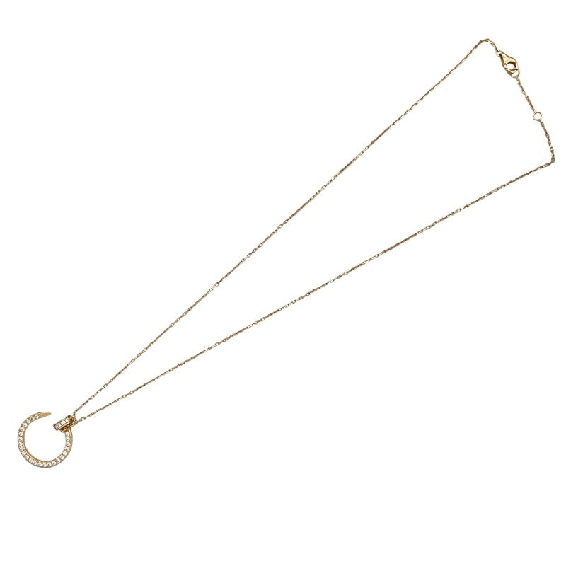 カルティエ Cartier ジュストアンクル ダイヤネックレス ピンクゴールド Au750 ダイヤモンド ジュエリー