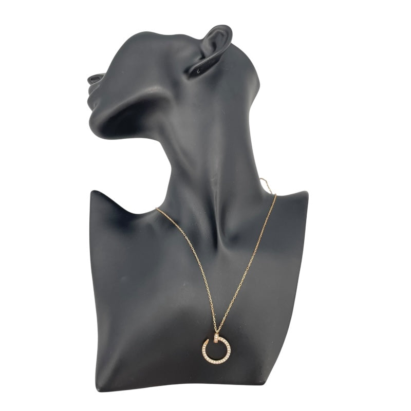 カルティエ Cartier ジュストアンクル ダイヤネックレス ピンク