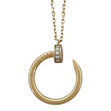 カルティエ Cartier ジュストアンクル ダイヤネックレス ピンクゴールド Au750 ダイヤモンド ジュエリー