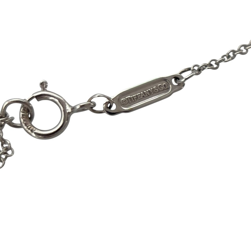 ティファニー TIFFANY＆CO Tスマイルネックレス スモール ホワイトゴール Au750 ジュエリー