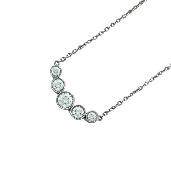 ティファニー TIFFANY＆CO ジャズネックレス プラチナ pt950 ダイヤモンド　 ジュエリー