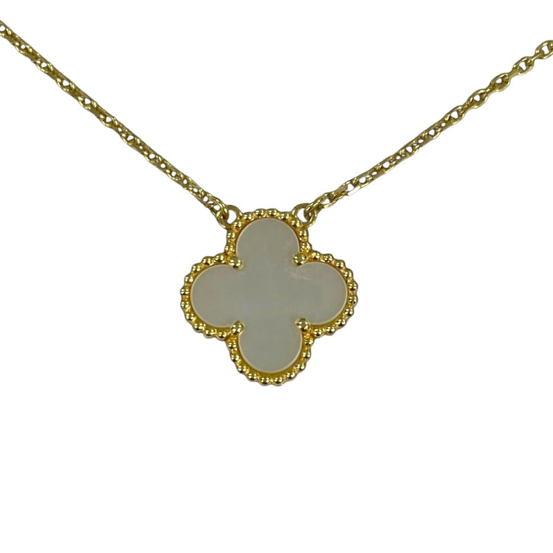ヴァンクリーフ＆アーペル Van Cleef & Arpels ヴィンテージアルハンブラネックレス ゴールド 750/MOP ジュエリー