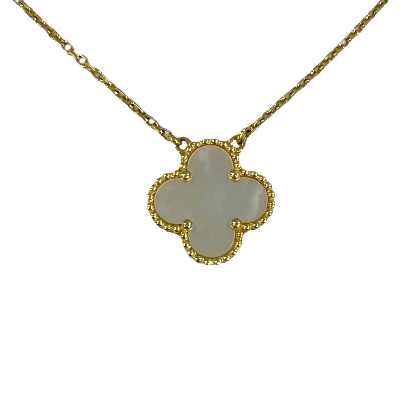 ヴァンクリーフ＆アーペル Van Cleef & Arpels ヴィンテージアルハンブラネックレス ゴールド 750/MOP ジュエリー