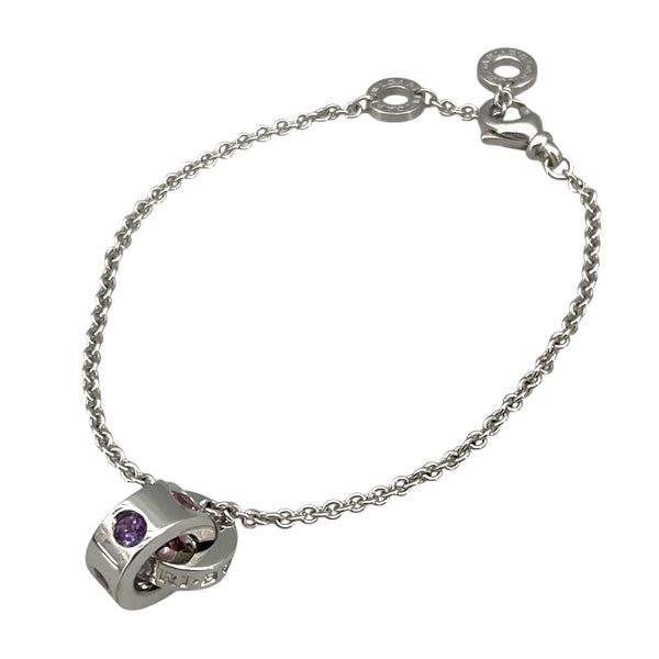 ブルガリ BVLGARI ローマンソルベブレス ホワイトゴールド 750WG/アメジスト/ピンクトルマリン ジュエリー