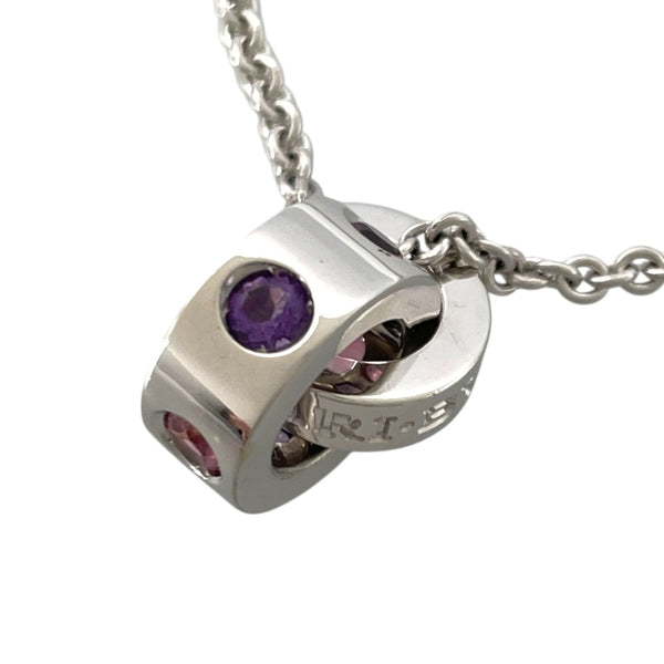 ブルガリ BVLGARI ローマンソルベブレス ホワイトゴールド 750WG/アメジスト/ピンクトルマリン ジュエリー