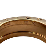 ブルガリ BVLGARI ビーゼロワン ロック リング ピンクゴールド 750PG ブラックセラミック ジュエリー