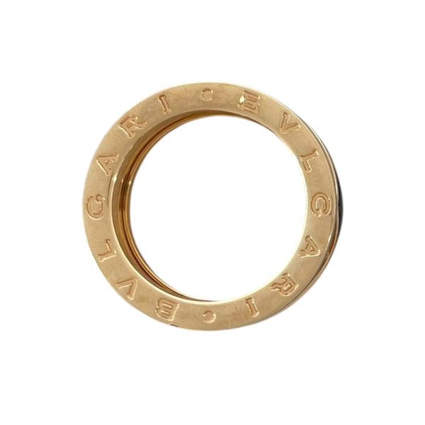ブルガリ BVLGARI ビーゼロワン ロック リング ピンクゴールド 750PG ブラックセラミック ジュエリー