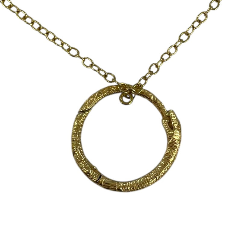 グッチ GUCCI ウロボロスネックレス ゴールド 750 ジュエリー