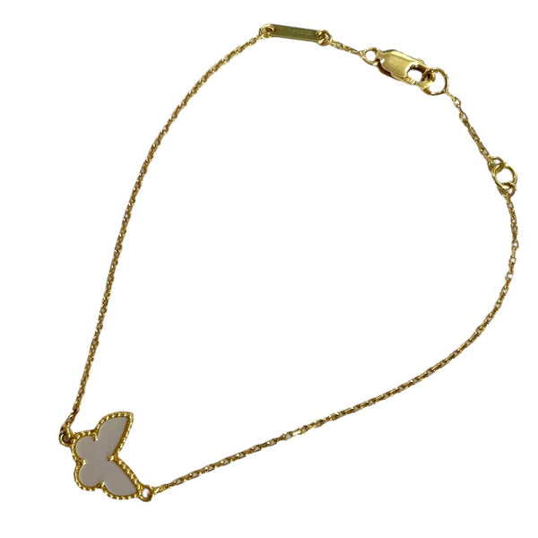 ヴァンクリーフ＆アーペル Van Cleef & Arpels スィートアルハンブラパピヨンブレス ゴールド 750/MOP ジュエリー