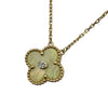 ヴァンクリーフ＆アーペル Van Cleef & Arpels ヴィンテージアルハンブラ　ネックレス　ＭＯＰ／１ＰＤ ゴールド Au750/MOP/ダイヤモンド ダイヤモンド　 ジュエリー