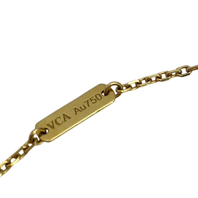 ヴァンクリーフ＆アーペル Van Cleef & Arpels ヴィンテージアルハンブラネックレス　オニキス ゴールド ブラック Au750/オニキス ジュエリー