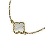 ヴァンクリーフ＆アーペル Van Cleef & Arpels スウィートアルハンブラ　ブレス　ＭＯＰ ゴールド ホワイトシェル 750/MOP ジュエリー