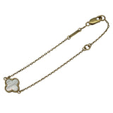 ヴァンクリーフ＆アーペル Van Cleef & Arpels スウィートアルハンブラ　ブレス　ＭＯＰ ゴールド ホワイトシェル 750/MOP ジュエリー