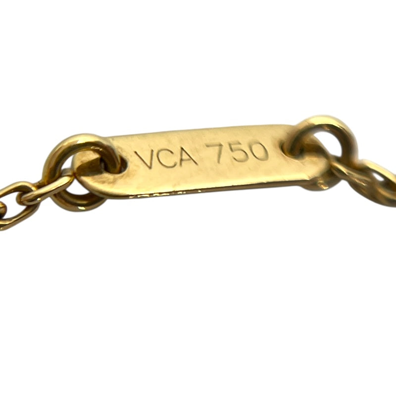 ヴァンクリーフ＆アーペル Van Cleef & Arpels スウィートアルハンブラ　ブレス　ＭＯＰ ゴールド ホワイトシェル 750/MOP ジュエリー