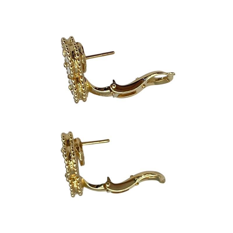 ヴァンクリーフ＆アーペル Van Cleef & Arpels ヴィンテージ アルハンブラ ピアス ゴールド ホワイトシェル Au750/MOP ジュエリー
