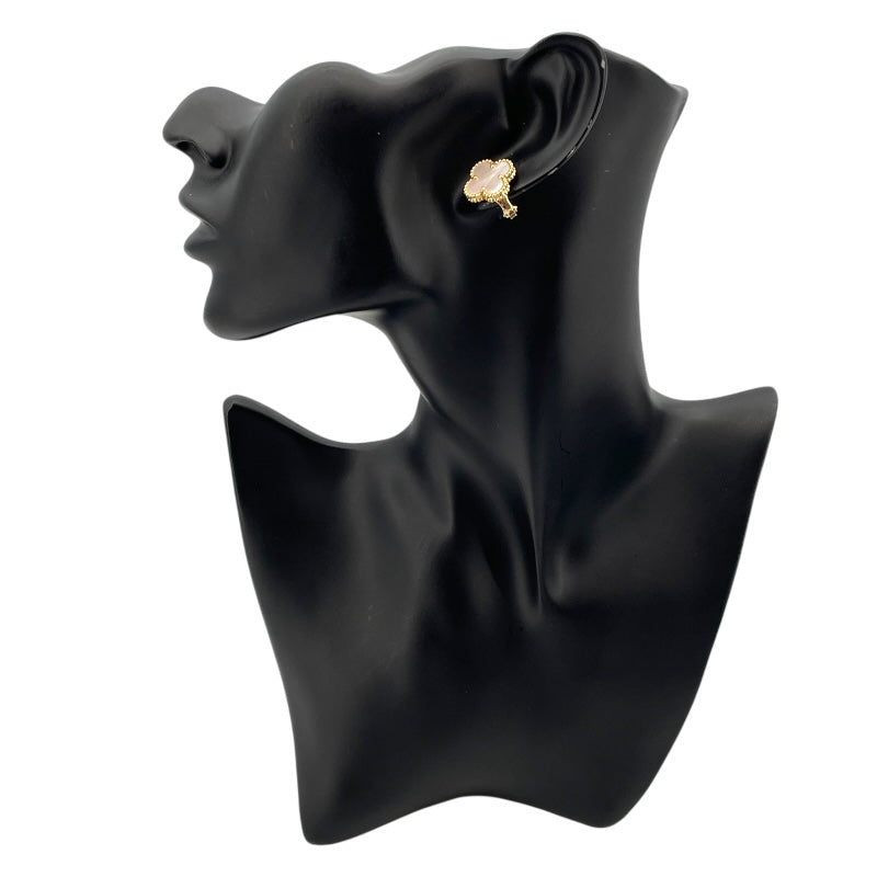 ヴァンクリーフ＆アーペル Van Cleef & Arpels ヴィンテージ アルハンブラ ピアス ゴールド ホワイトシェル Au750/MOP ジュエリー
