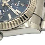 ロレックス ROLEX スカイドゥエラー ランダムシリアル 326934 ブライトブルー オイスターブレス SS/K18WG メンズ 腕時計