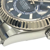 ロレックス ROLEX スカイドゥエラー ランダムシリアル 326934 ブライトブルー オイスターブレス SS/K18WG メンズ 腕時計