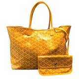 ゴヤール GOYARD サンルイPM イエロー コーティングキャンバス レディース ハンドバッグ
