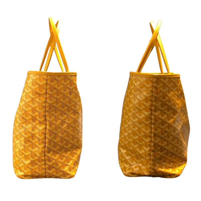 ゴヤール GOYARD サンルイPM イエロー コーティングキャンバス レディース ハンドバッグ