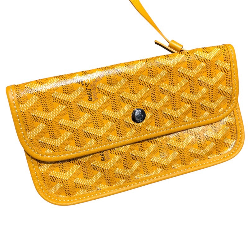 ゴヤール GOYARD サンルイPM イエロー コーティングキャンバス レディース ハンドバッグ