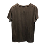 サンローラン SAINT LAURENT ロゴ刺繍ポケット半袖Tシャツ 396675 ブラック コットン メンズ 半袖Ｔシャツ