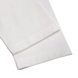 ボッテガ・ヴェネタ BOTTEGA VENETA ワンポイント刺繍 長袖Tシャツ 706597 ホワイト コットン メンズ 長袖Ｔシャツ