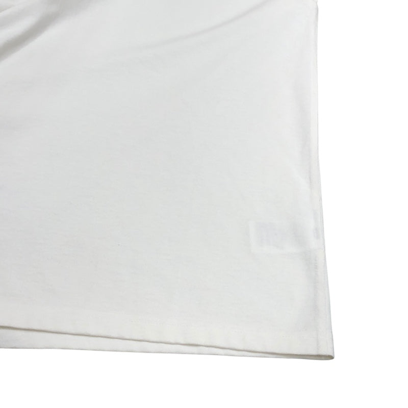 ボッテガ・ヴェネタ BOTTEGA VENETA ワンポイント刺繍 長袖Tシャツ 706597 ホワイト コットン メンズ 長袖Ｔシャツ