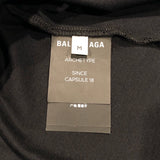 バレンシアガ BALENCIAGA スモールロゴ半袖Tシャツ 508200 ブラック コットン メンズ 半袖Ｔシャツ