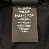 バレンシアガ BALENCIAGA スモールロゴ半袖Tシャツ 508200 ブラック コットン メンズ 半袖Ｔシャツ