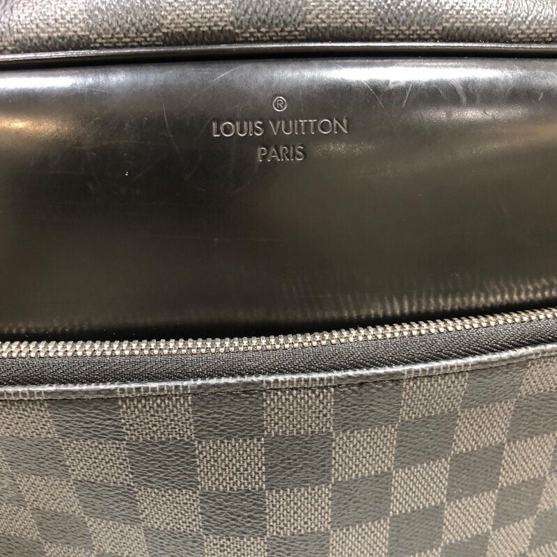 ルイ・ヴィトン LOUIS VUITTON デイトンPM M41408 ブラック/シルバー金具 ダミエグラフィットキャンバス メンズ ショルダーバッグ