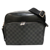 ルイ・ヴィトン LOUIS VUITTON デイトンPM M41408 ブラック/シルバー金具 ダミエグラフィットキャンバス メンズ ショルダーバッグ