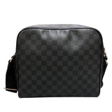 ルイ・ヴィトン LOUIS VUITTON デイトンPM M41408 ブラック/シルバー金具 ダミエグラフィットキャンバス メンズ ショルダーバッグ