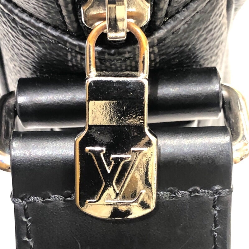 ルイ・ヴィトン LOUIS VUITTON デイトンPM M41408 ブラック/シルバー金具 ダミエグラフィットキャンバス メンズ ショルダーバッグ
