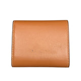 セリーヌ CELINE トリオンフスモールウォレット 10D783 タン/ゴールド金具 カーフ レディース 三つ折り財布
