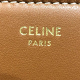 セリーヌ CELINE トリオンフスモールウォレット 10D783 タン/ゴールド金具 カーフ レディース 三つ折り財布