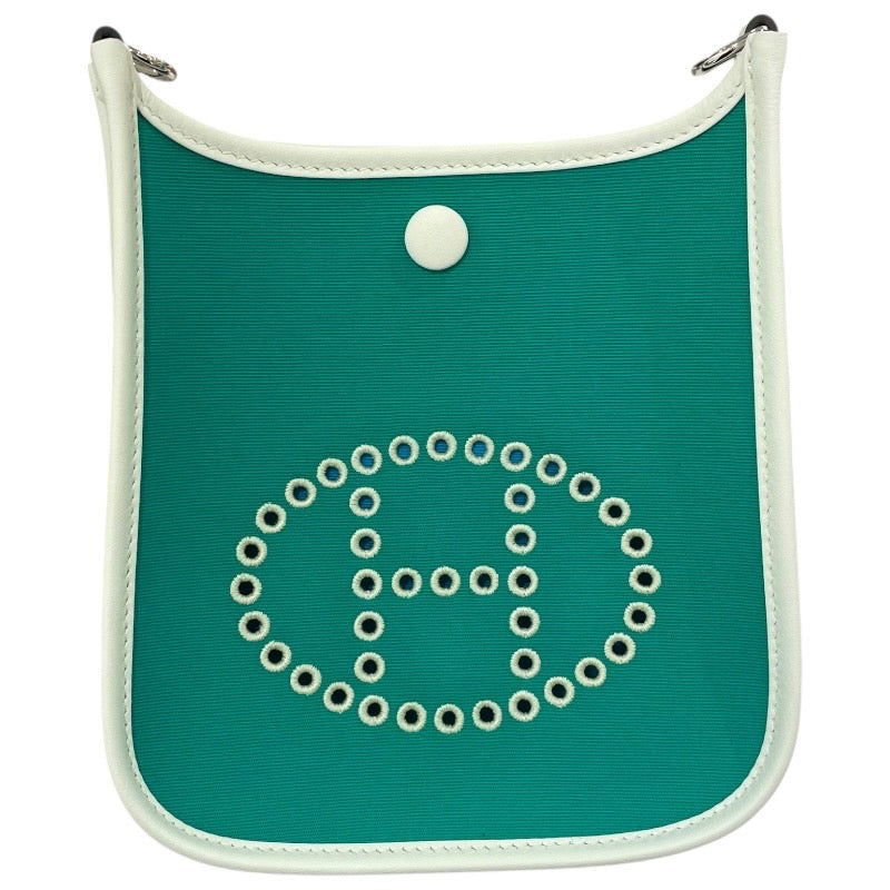 エルメス HERMES ネオエブリンTPM ミント・ヴェールフィズ トワル