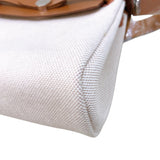 エルメス HERMES エールバッグジップ20 K刻 ブラウン/SV金具 トワル レディース ショルダーバッグ