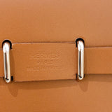 エルメス HERMES エールバッグジップ20 K刻 ブラウン/SV金具 トワル レディース ショルダーバッグ