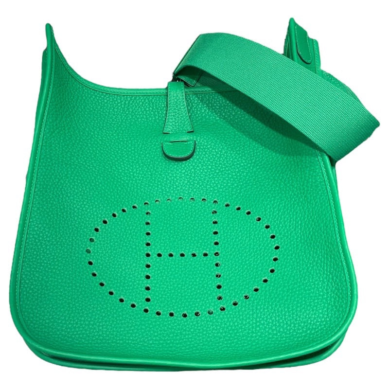 エルメス HERMES エヴリン3PM W刻印 バンブー シルバー金具 トリヨン レディース ショルダーバッグ