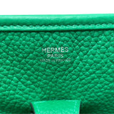 エルメス HERMES エヴリン3PM W刻印 バンブー シルバー金具 トリヨン レディース ショルダーバッグ