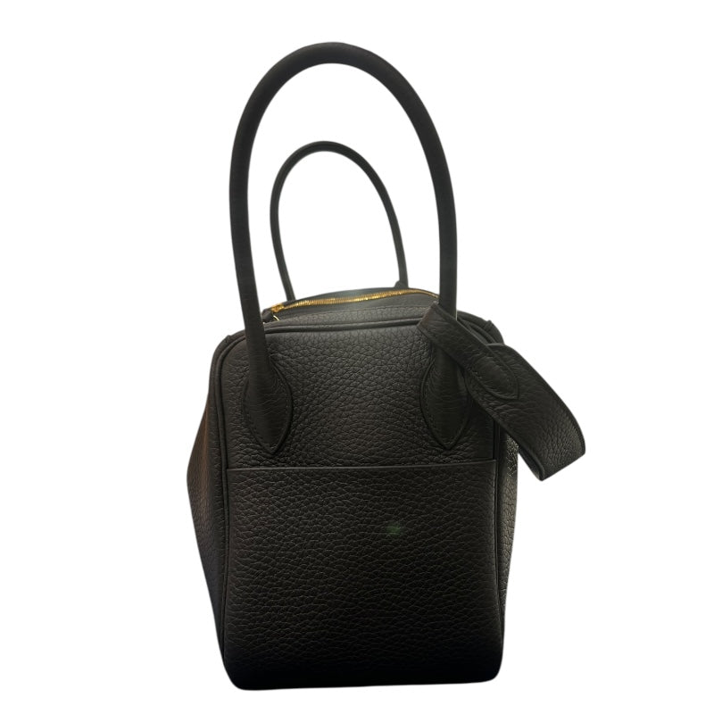 エルメス HERMES リンディ26 K刻 ブラック ゴールド金具 トリヨン レディース ハンドバッグ