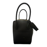エルメス HERMES リンディ26 K刻 ブラック ゴールド金具 トリヨン レディース ハンドバッグ