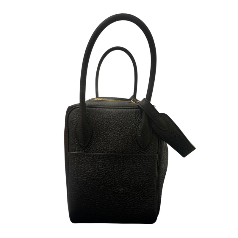エルメス HERMES リンディ26 K刻 ブラック ゴールド金具 トリヨン レディース ハンドバッグ