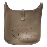 エルメス HERMES エヴリン3PM D刻印 エトゥープ シルバー金具 トリヨン レディース ショルダーバッグ