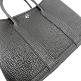 エルメス HERMES ガーデンパーティーTPM W刻 ブラック ネゴンダ ユニセックス ハンドバッグ
