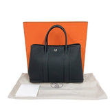 エルメス HERMES ガーデンパーティーTPM W刻 ブラック ネゴンダ ユニセックス ハンドバッグ
