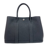 エルメス HERMES ガーデンパーティーTPM W刻 ブラック ネゴンダ ユニセックス ハンドバッグ